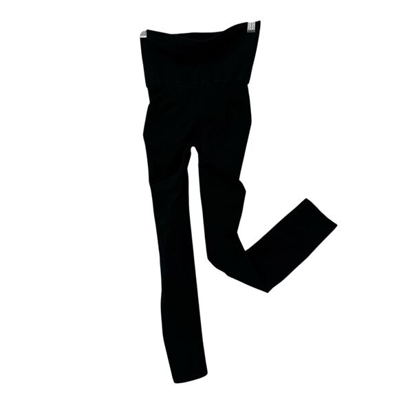 Spanx Size Look At Me Now Seamless Leggings Very Black Ankle 25" Inseam xl - Picture 1 of 7